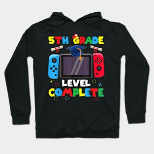 5Th Grade Level Complete Graduation Class Of 2024 Boys Gamer T-Shirt Hoodie